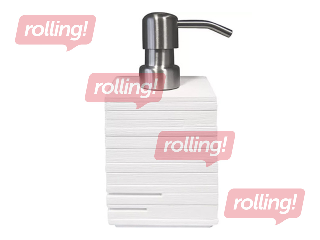 Ziepju dozators Ridder Brick, balts