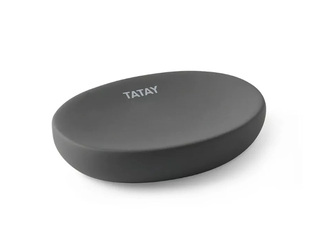 Soap dish Tatay Soft, ceramic, gray