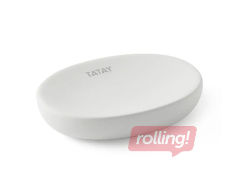 Soap dish Tatay Soft, ceramic, white