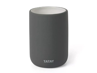 Toothbrush holder Tatay Soft, ceramic, gray