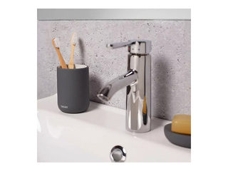 Toothbrush holder Tatay Soft, ceramic, gray