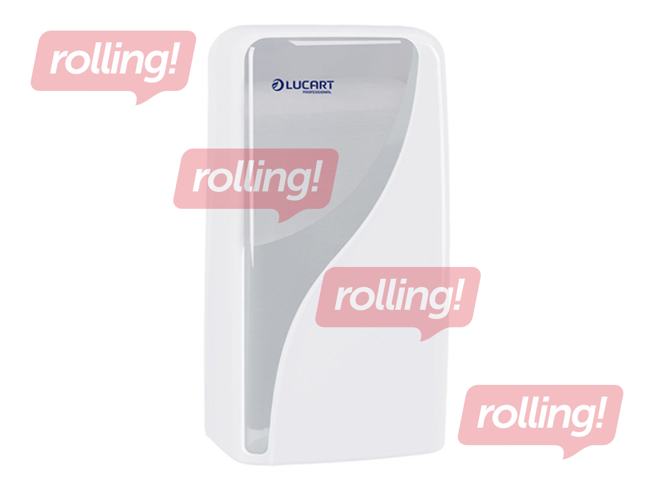 Tualetes papīra loksnēs turētājs Lucart Identity, T3, plastikāta, balts