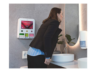 Higiēnas preču turētājs Tork, plastikāta, balts