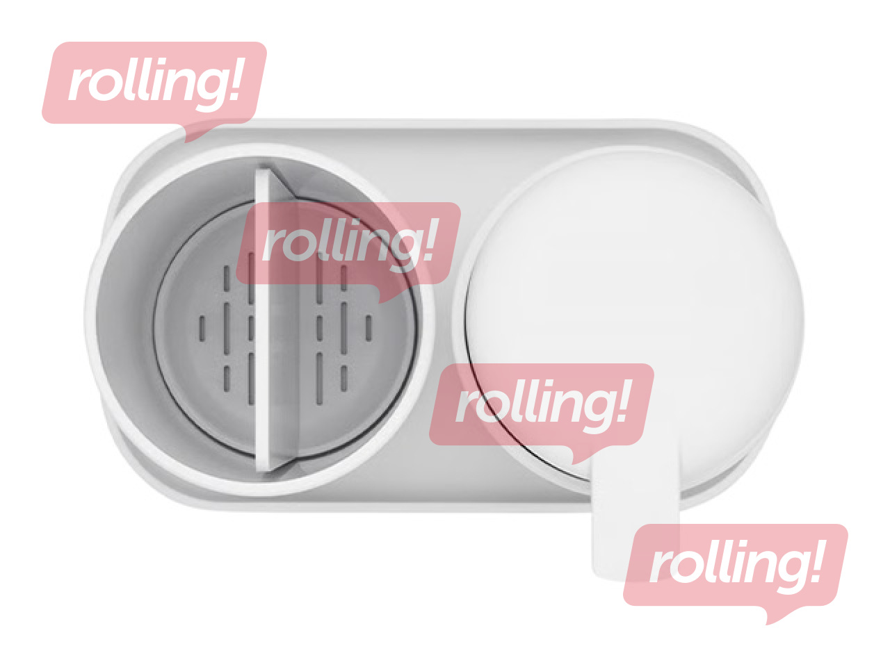 Vannasistabas aksesuāru komplekts Brabantia, plastmasa, balts, 3 gab.