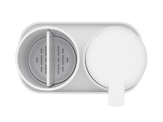 Vannitoatarvikute komplekt Brabantia, plastik, valge, 3 tk.