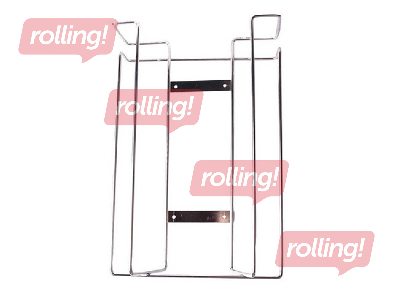 Glove holder, wall-mounted, for 3 boxes, stainless steel