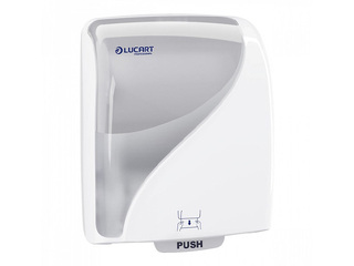 Paper towel dispenser Lucart Identity, with automatic cutting mechanism, white
