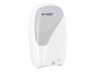 Putu ziepju turētājs Lucart Identity, Touch Free, balts, 900ml