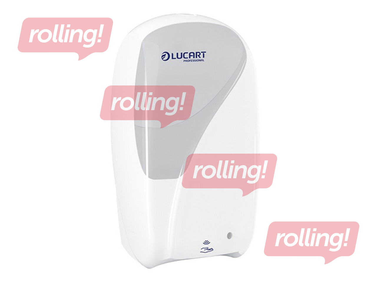 Putu ziepju turētājs Lucart Identity, Touch Free, balts, 900ml
