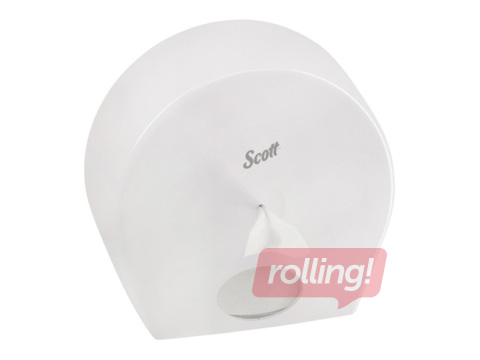 Toilet paper dispenser Scott Control, center-feed, plastic, white