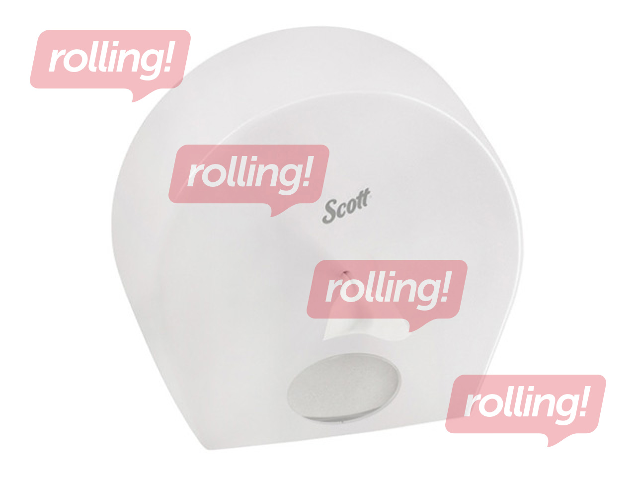 Toilet paper dispenser Scott Control, center-feed, plastic, white