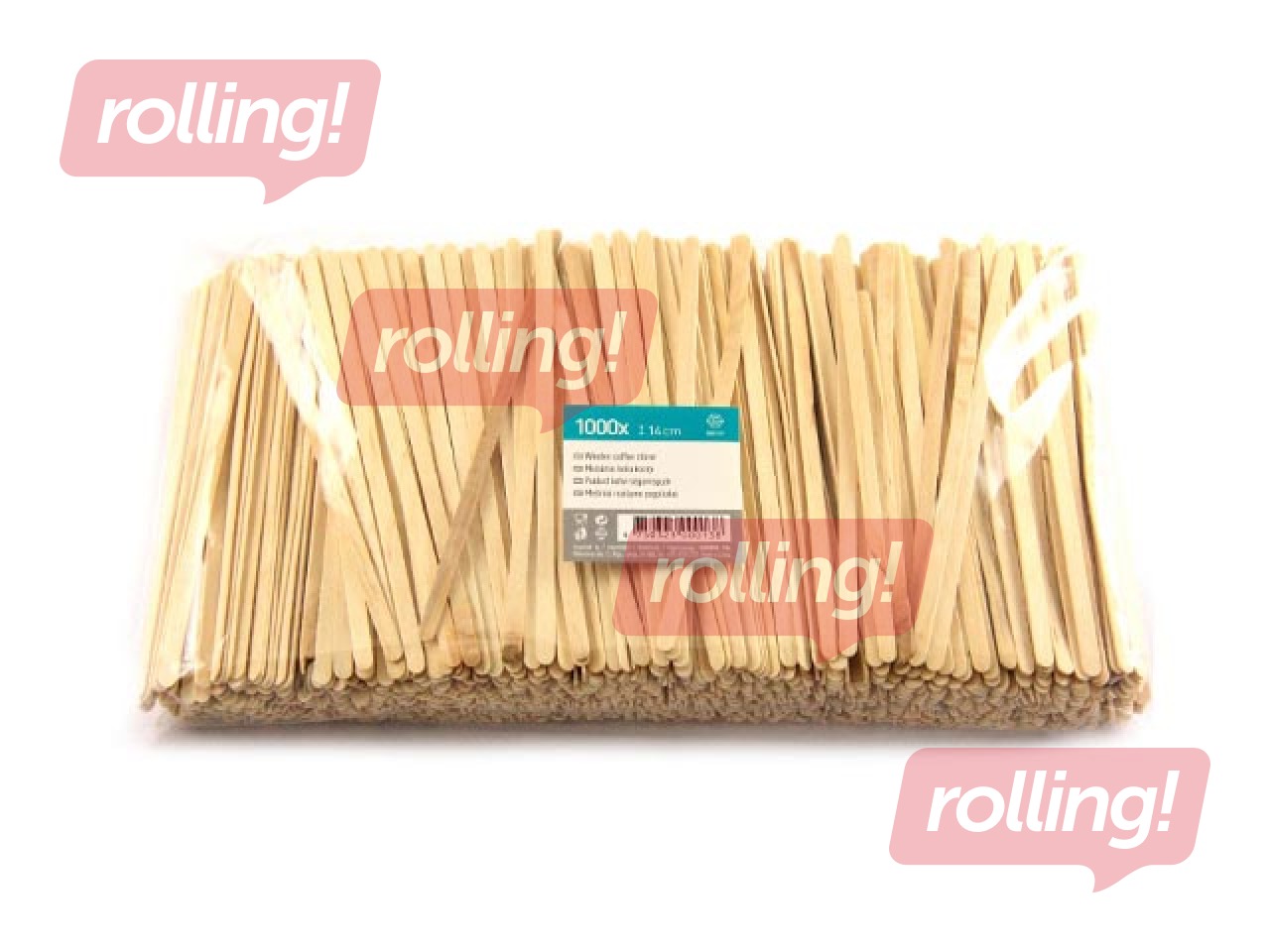 Kociņi maisāmie, 14 cm, koka, 1000 gab.