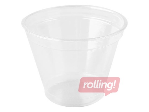 Plastic cups transparent, ø95mm, 200 / 280ml, PET, 50pcs.