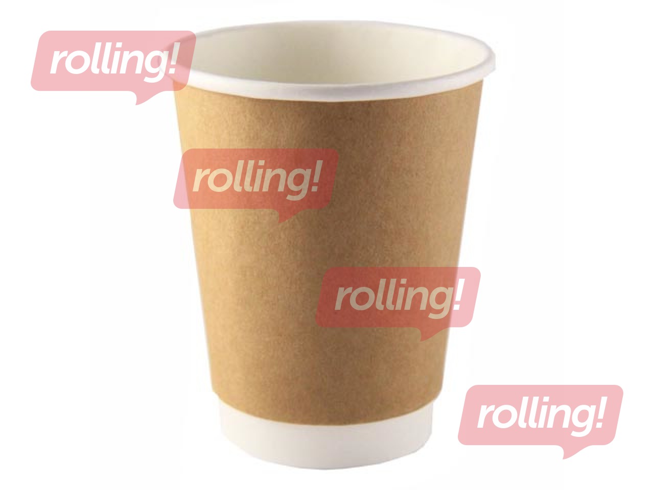 Cups for hot drinks Hot Natural with double walls, ø90mm, 350ml, 25pcs.