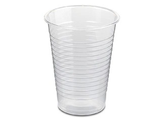 Стаканы пластиковые, прозрачные, 200мл, 100 шт.