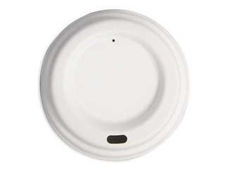 Крышки для стаканчиков, ø90мм, сахарного тростника,коричневые, 50 шт.