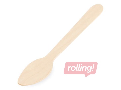 Spoons wooden, 11cm, 100 pcs.