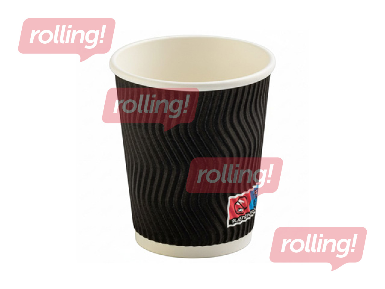 Double wall paper cups, Ø80mm, 250ml, 25pcs