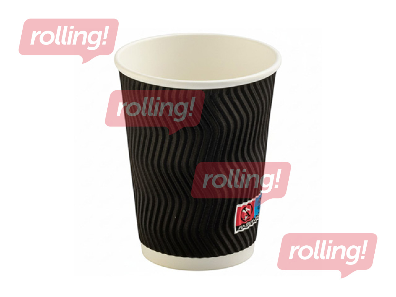 Double wall paper cups, Ø90mm, 350ml, 25pcs