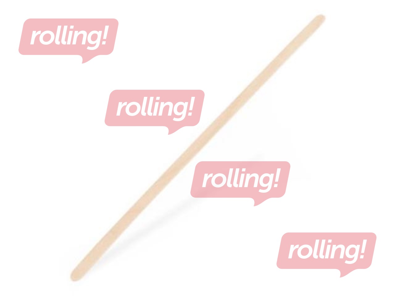 Палочки для размешивания, 17.8 см, деревянные, 1000 шт.