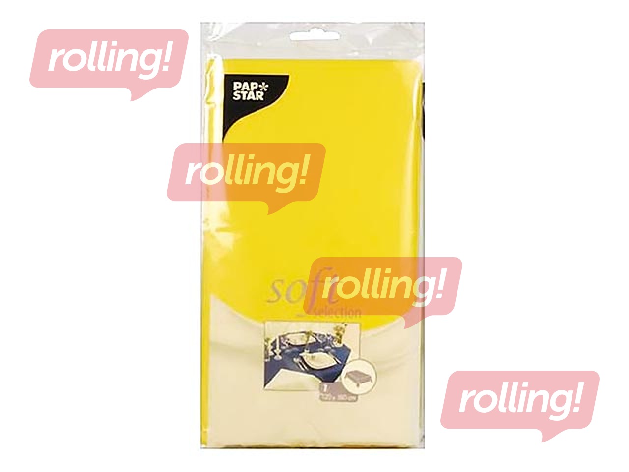 Galdauts Soft, dzeltens, 120x180cm