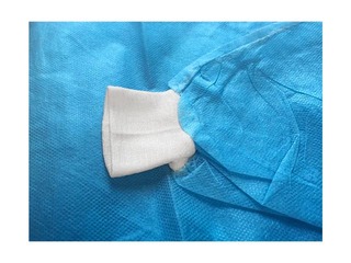 Halāts sasienams Abena, vienreizlietojams, L izmērs, zils, 1 gab.