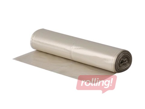 Atkritumu maisi 150 l, LDPE, 30 mikr., 10 gab., caurspīdīgi