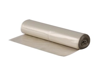 Garbage bags 150 l, LDPE, 30 mic., 10 pcs, transparent