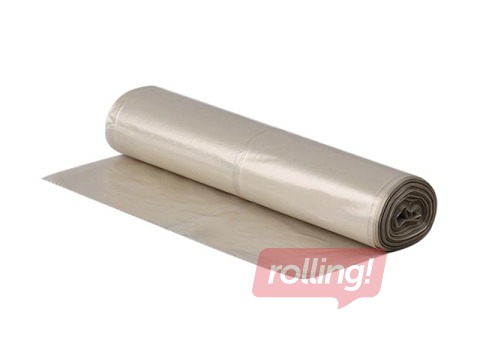 Garbage bags 200 l, LDPE, 40 mic., 10 pcs, transparent