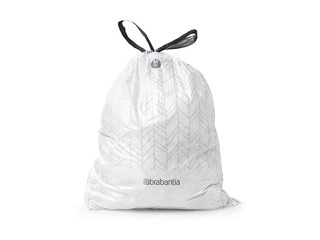 Atkritumu maisi Brabantia, balti, 60l, 40 gab.