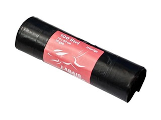Atkritumu maisi Labais Maiss, 100 l, 33 mikr., 10 gab., melni