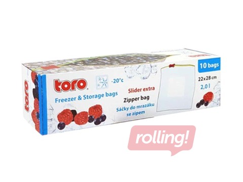 Kotid toodete külmutamiseks, Slider ZIP, 2l, 10 tk