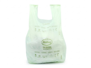 Waste bags BioBag, green, compostable, 15μm, 20l, 25 pcs.