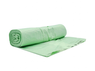 Waste bags BioBag, compostable, 35μm, green, 150l, 10 pcs.