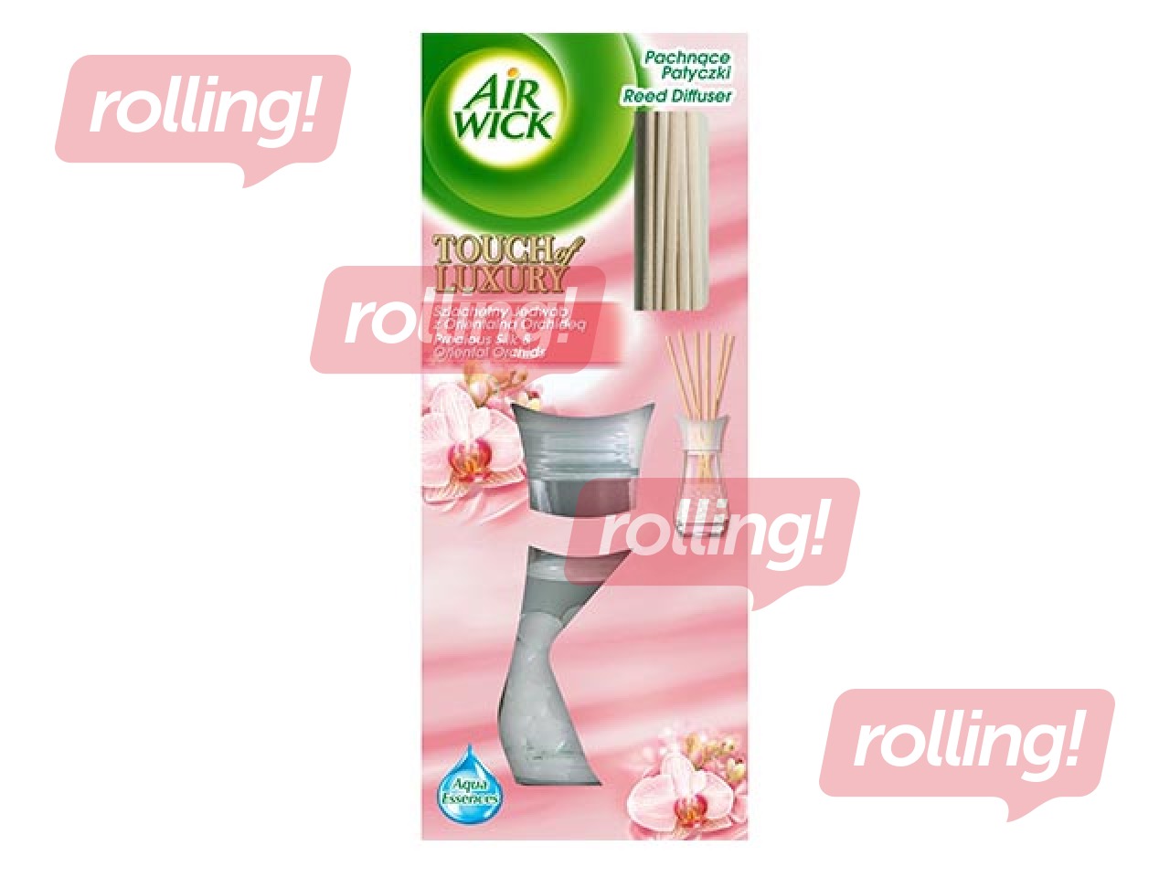 Aromātiskie kociņi Air Wick Precious Silk, 25ml