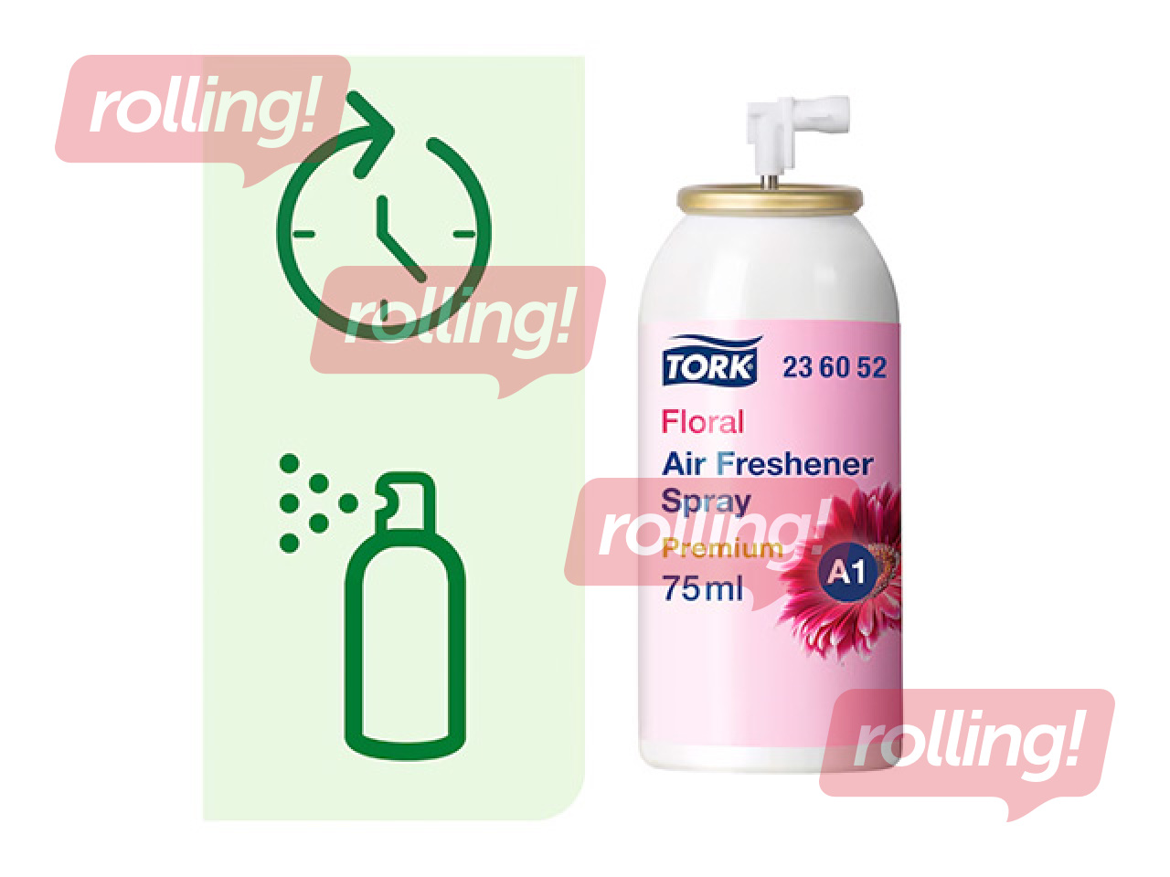 Air freshener reserve Tork A1, Floral, 75ml