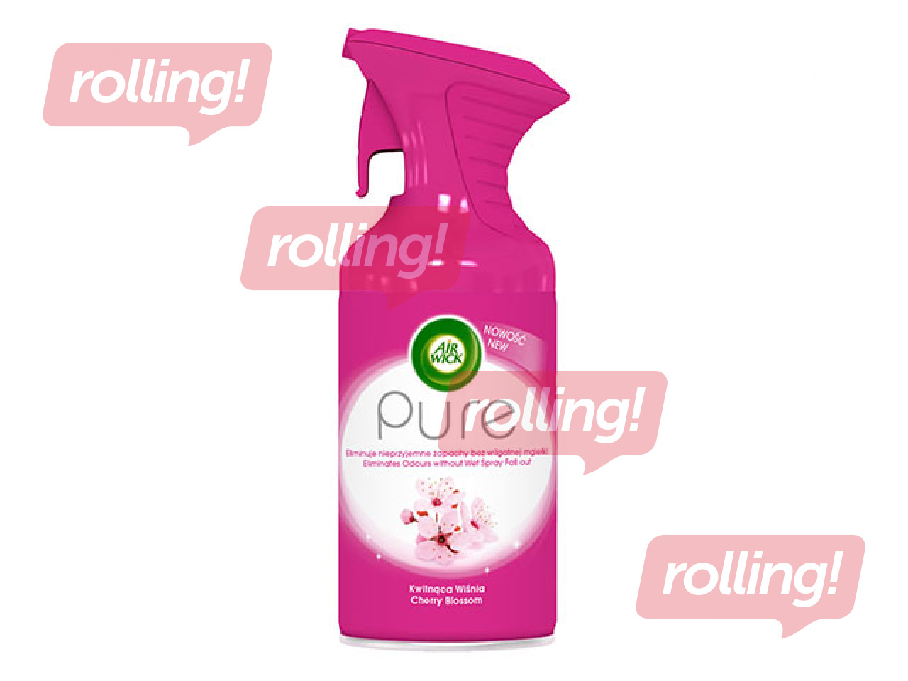 Gaisa atsvaidzinātājs Air Wick Pure ar ķiršu ziedu aromātu, 250ml
