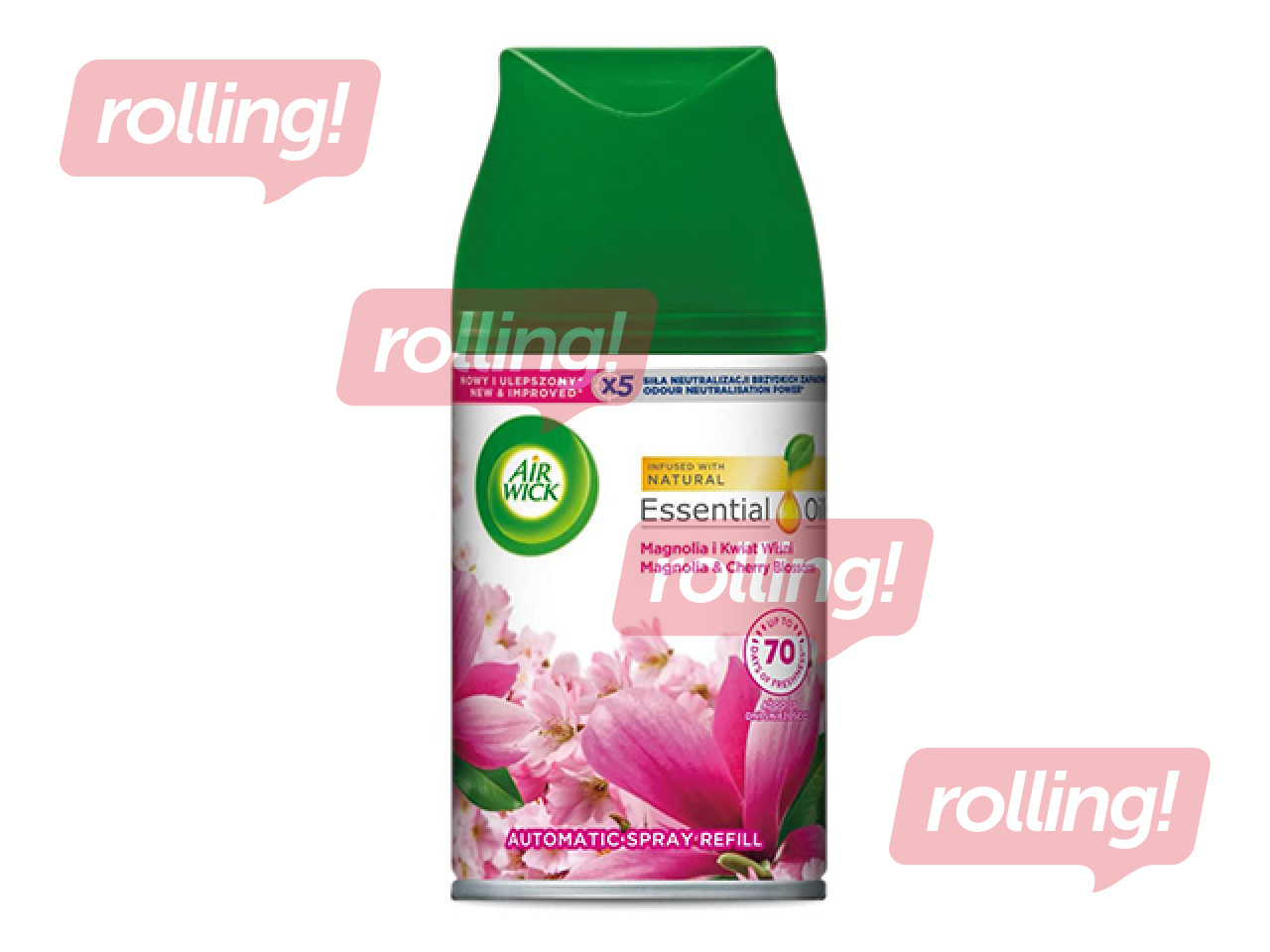 Резервный флакон освежителя воздуха Air Wick, Magnolia Cherry Blossom, 250мл