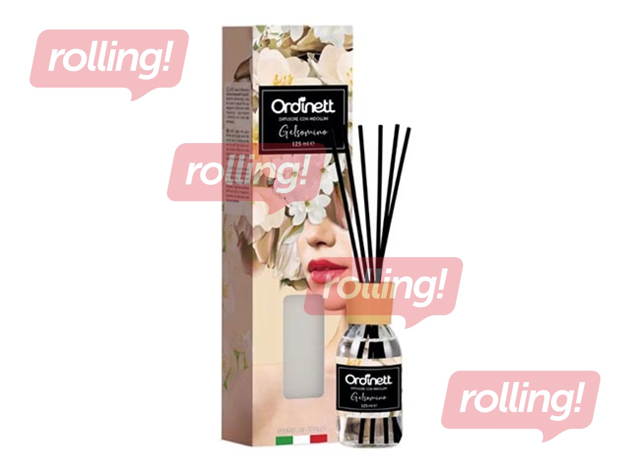 Aromātisko kociņu difuzors Ordinett, jasmīna, 125ml