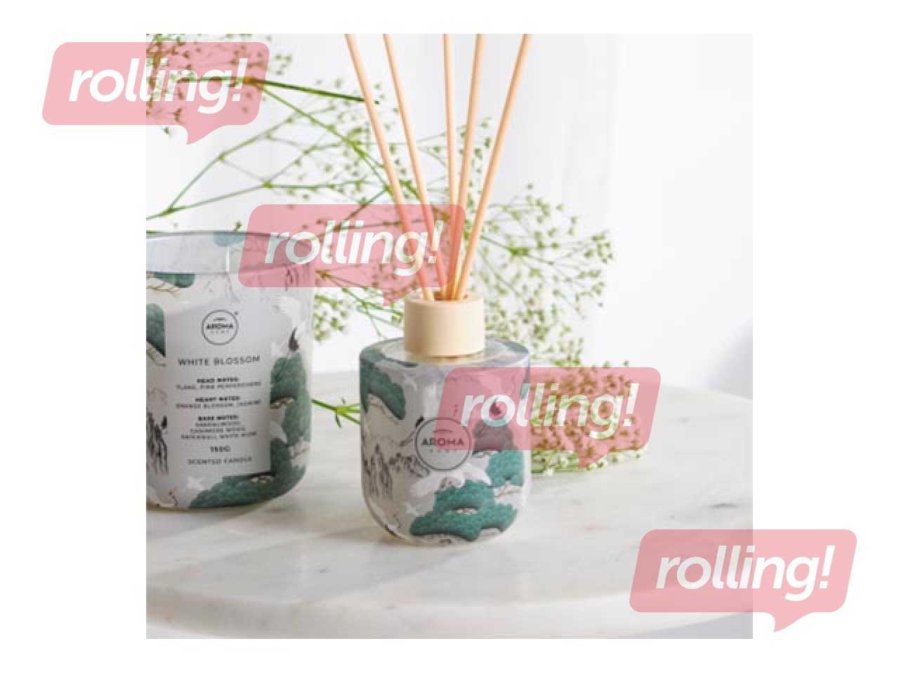 Aromātiskie kociņi Aroma Home, WILD, White Blossom, 100ml