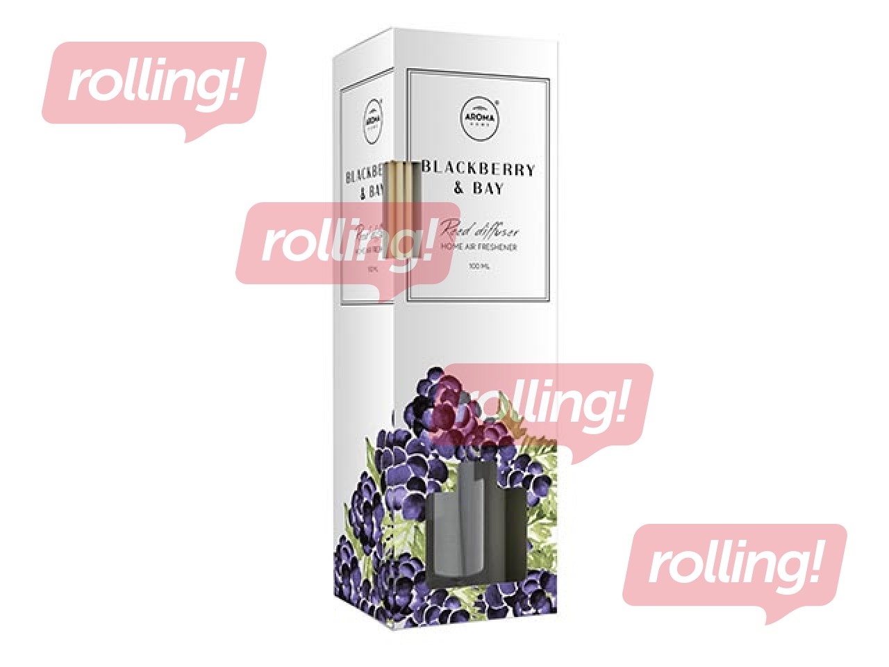 Aromātiskie kociņi Aroma Home, PERFUME, Blackberry & Bay, 100ml