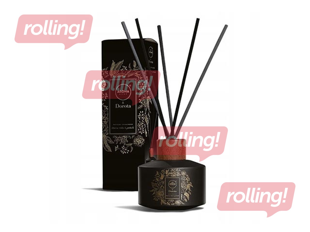 Aromātiskie kociņi Aroma Home, WILD, melnā roze ar pačuliju, 100ml