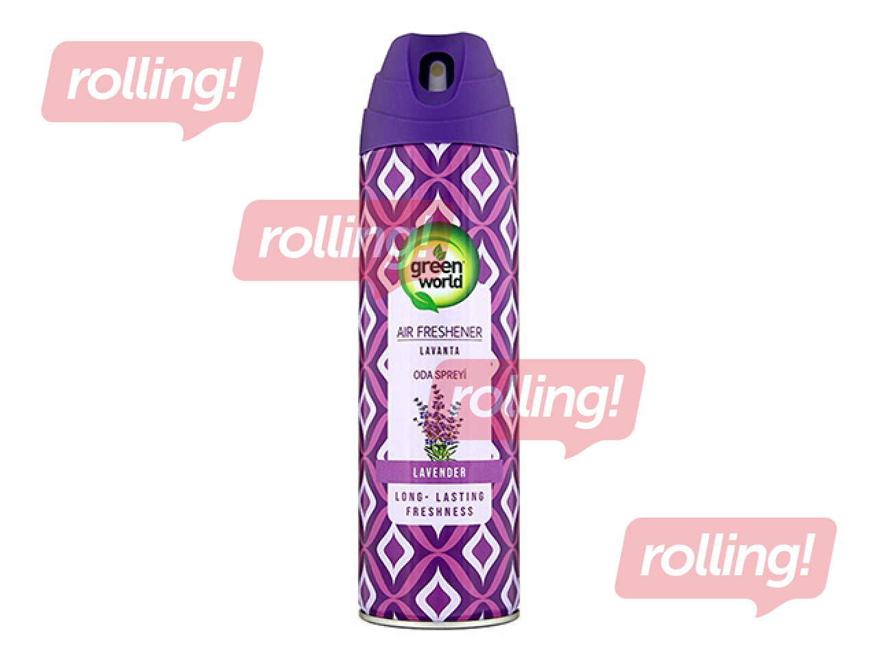 Gaisa atsvaidzinātajs Green World, Lavender, Premium, 500ml