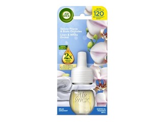 Gaisa atsvaidzinātāja rezerve  Air Wick Electrical, Linen & White Orchid, 19ml