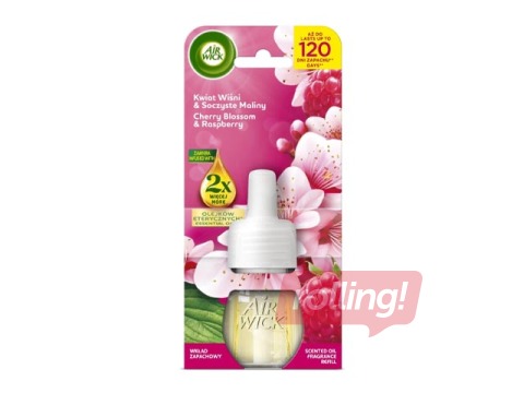 Gaisa atsvaidzinātāja rezerve  Air Wick Electrical, Cherry Blossom & Raspberry, 19ml