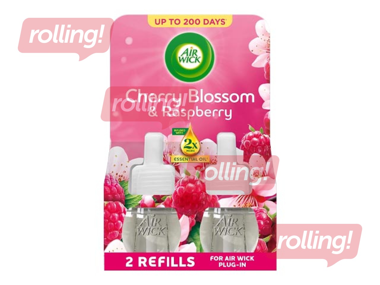 Запасной блок Air Wick Electrical, Cherry Blossom & Raspberry, 2x19мл