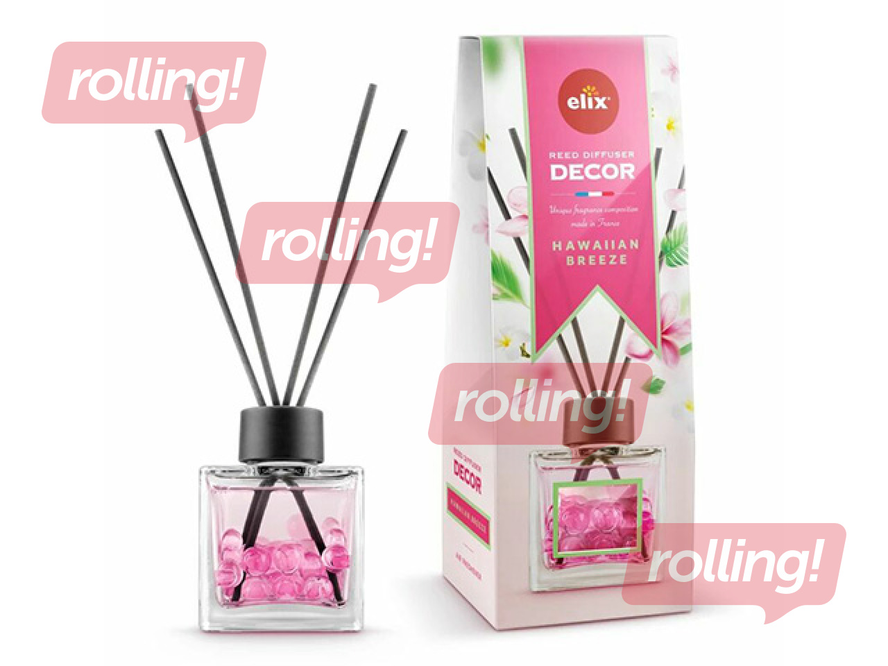 Reed diffuser Elix Decor, Hawaiian Breeze, 100ml