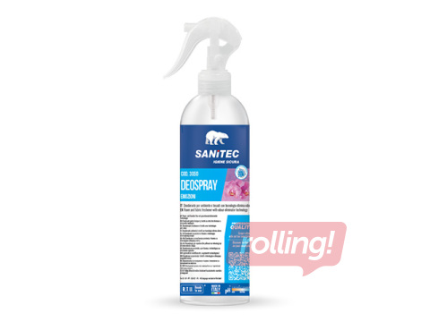 Gaisa un audumu atsvaidzinātājs Sanitec, Deospray, Floral, 300ml