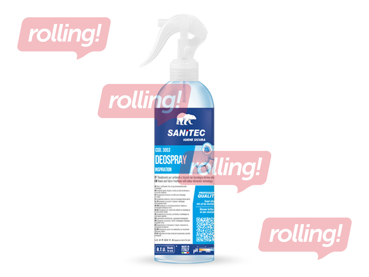 Освежитель воздуха и тканей Sanitec, Deospray, Breeze, 300мл