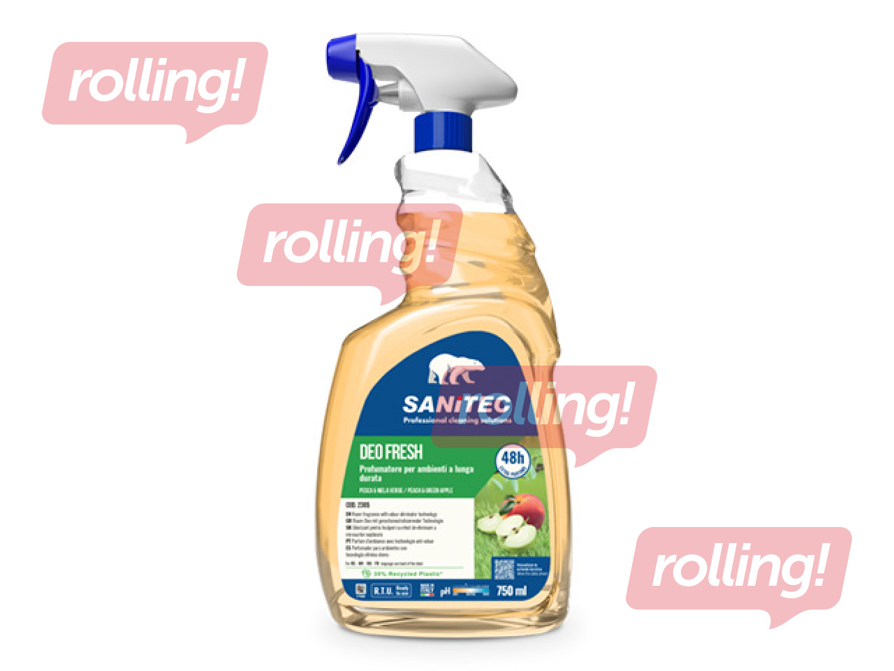 Gaisa atsvaidzinātājs Sanitec Deo Fresh, Pesca & Verde, 750ml